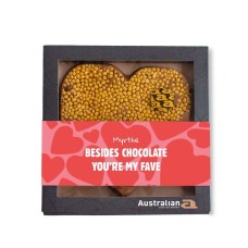 Australian Heart Caramel Sea Salt | Valentine with your own name